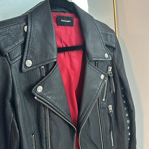 The Kooples Leather Moto Jacket - Picture 2 of 10